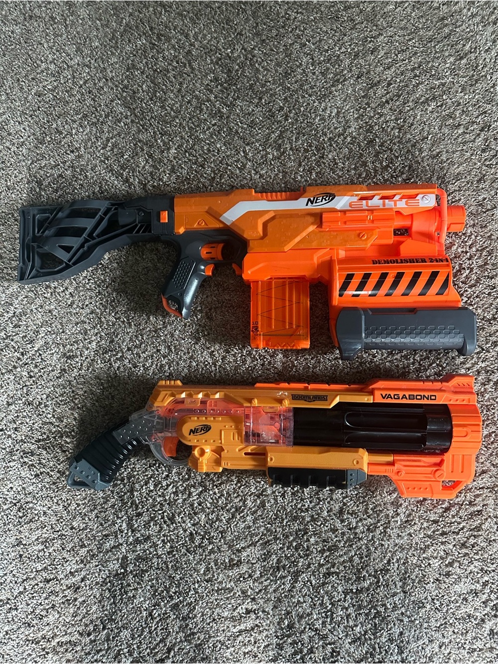 Nerf Elite Orange Blaster Pack - 2-Piece Kids Toy Set